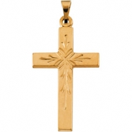 Picture of 14K Yellow Gold Cross Pendant