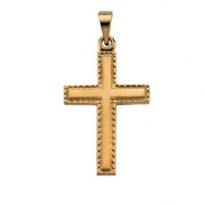 Picture of 14K Yellow Gold Cross Pendant