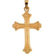 Picture of 14K Yellow Gold Cross Pendant