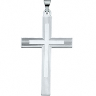 Picture of Sterling Silver Extra Heavy Cross Pendant