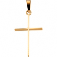 Picture of 14K Yellow Gold Cross Pendant