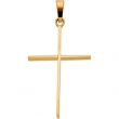 14K Yellow Gold Cross Pendant