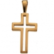 14K Yellow Gold Cross Pendant