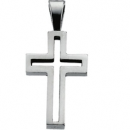 Picture of 14K White Gold Cross Pendant