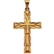 Picture of 14K Yellow Gold Cross Pendant