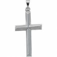 Picture of 14K White Gold Cross Pendant