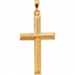 14K Yellow Gold Cross Pendant