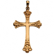 Picture of 14K Yellow Gold Cross Pendant