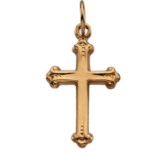 Picture of 14K Yellow Gold Cross Pendant