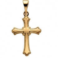 Picture of 14K Yellow Gold Cross Pendant