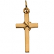 14K Yellow Gold Cross Pendant