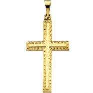 Picture of 14K Yellow Gold Cross Pendant