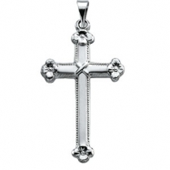 Picture of 14K White Gold Cross Pendant