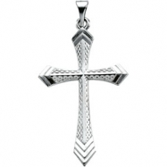 Picture of 14K White Gold Cross Pendant