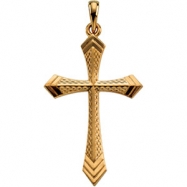 Picture of 14K Yellow Gold Cross Pendant