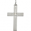 14K Yellow Gold Cross Pendant With Diamond