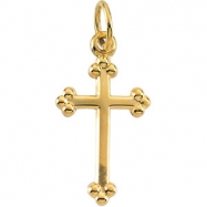 Picture of 14K Yellow 14.00X10.00 MM Cross Pendant