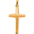 14K Yellow Gold Cross Pendant
