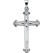 Picture of 14K White Gold Cross Pendant