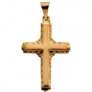 Picture of 14K Yellow Gold Cross Pendant