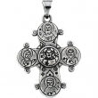 14K Yellow Gold Dagmar Cross Pendant