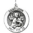 Sterling Silver Rd St John Pend Medal
