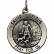 14K Yellow 15.00 MM St. Lazarus Medal