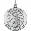 14K Yellow 12.00 MM Matka Boska Medal