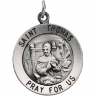 Picture of Sterling Silver Rd St Thomas Pend Medal