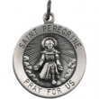 Sterling Silver 18.0 Rd Peregrine Pend Medal