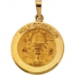 14K Yellow Gold Holy Communion Medal