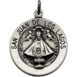 14K Yellow 18.00 MM San Juan Of Los Lagos Medal