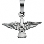 Picture of 14K White Gold Holy Spirit Pendant
