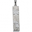 Sterling Silver Mezuzah Pendant