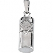Sterling Silver Mezuzah Pendant