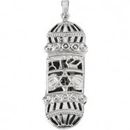 Picture of Sterling Silver Mezuzah Pendant