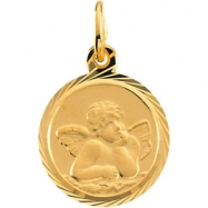 Picture of 14K Yellow Gold Angel Pendant
