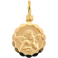 Picture of 14K Yellow Gold Angel Pendant