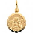 14K Yellow Gold Angel Pendant