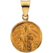 Picture of 18K Yellow Gold St. Jude Medal