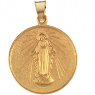 Picture of 18K Yellow Gold Miraculous Medal