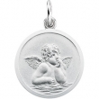 14K Yellow Gold Angel Pendant