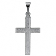 Picture of 14K White Gold Cross Pendant