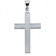 Picture of 14K White Gold Cross Pendant