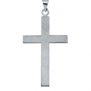 Picture of 14K White Gold Cross Pendant