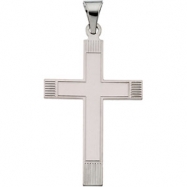 Picture of 14K White Gold Cross Pendant
