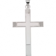 Picture of 14K White Gold Cross Pendant