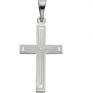 Picture of 14K White Gold Cross Pendant