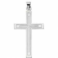 Picture of 14K White Gold Cross Pendant