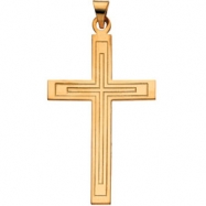 Picture of 14K Yellow Gold Cross Pendant